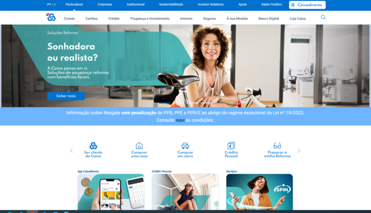 Melhor Site de Homebanking – CGD  